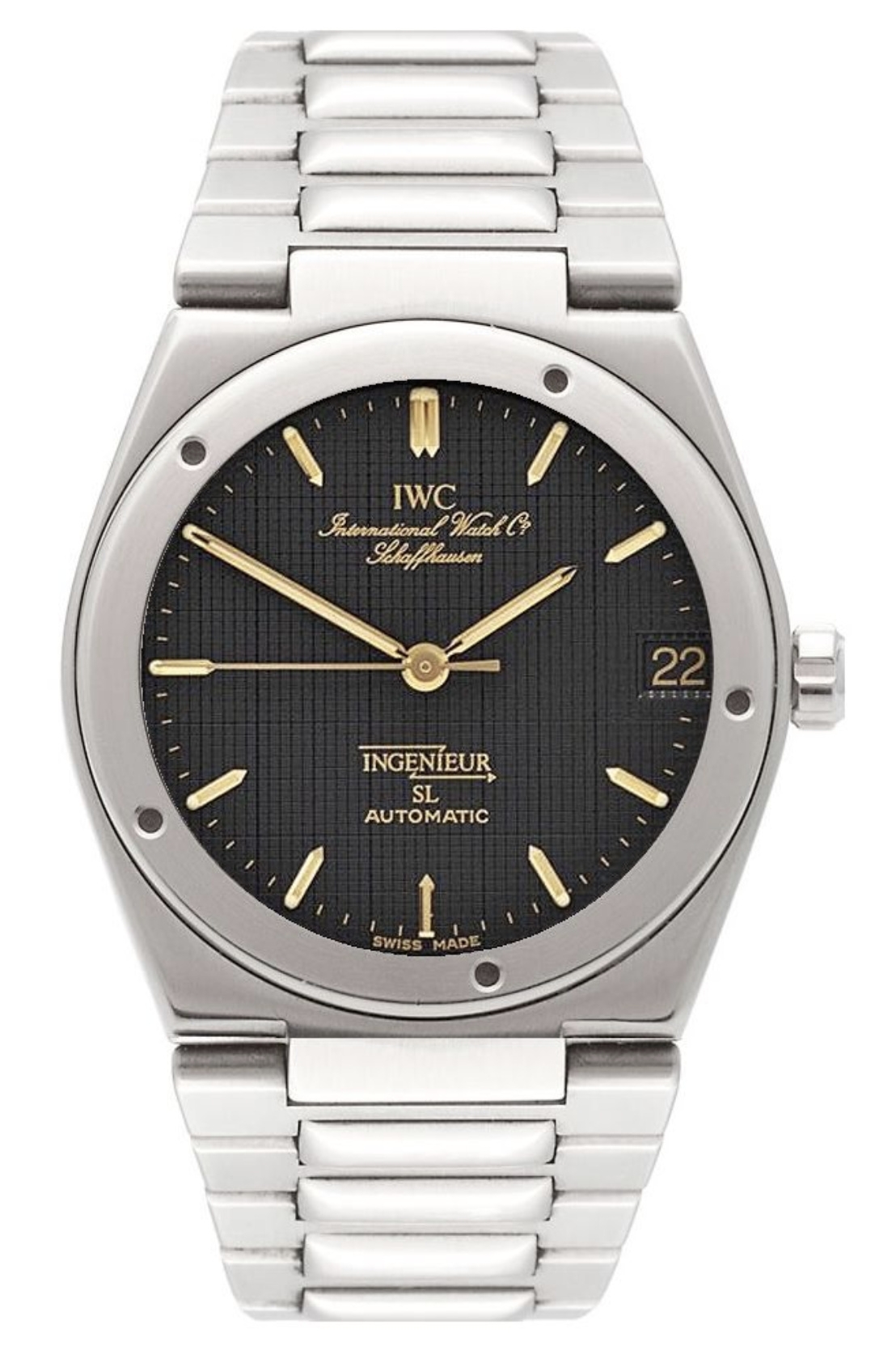 IWC IW3505-02 : Ingenieur SL Automatic Stainless Steel / Black / Bracelet