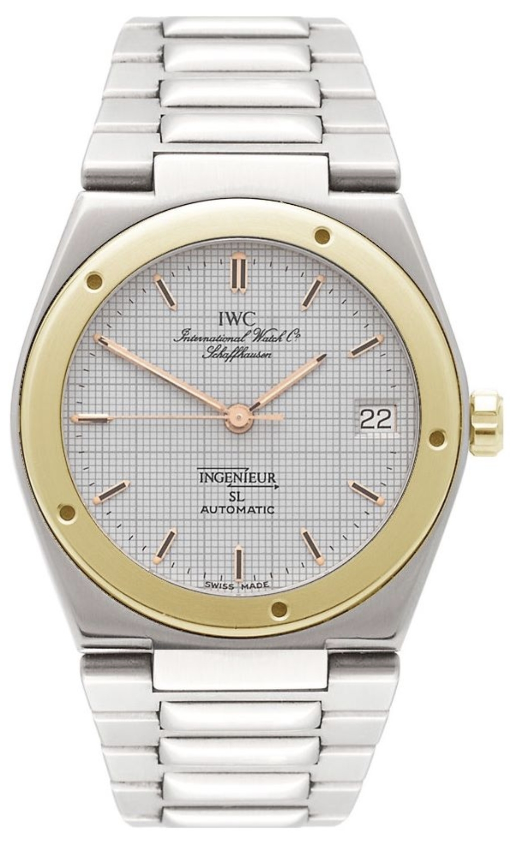 IWC IW3505-08 : Ingenieur SL Automatic Stainless Steel / Yellow Gold / Silver / Bracelet