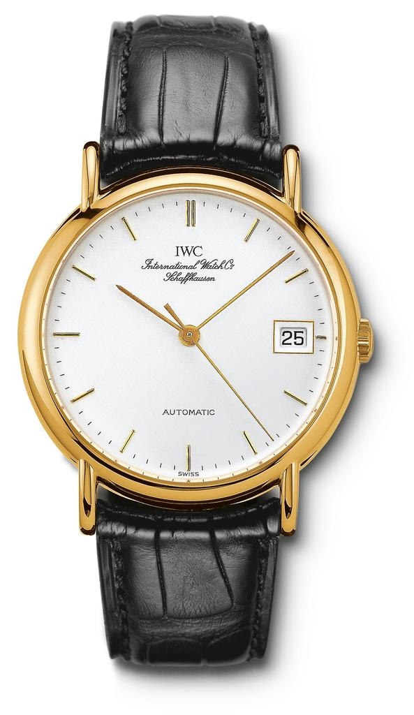 IWC IW3513-01 : Portofino Automatic Yellow Gold / White / Strap