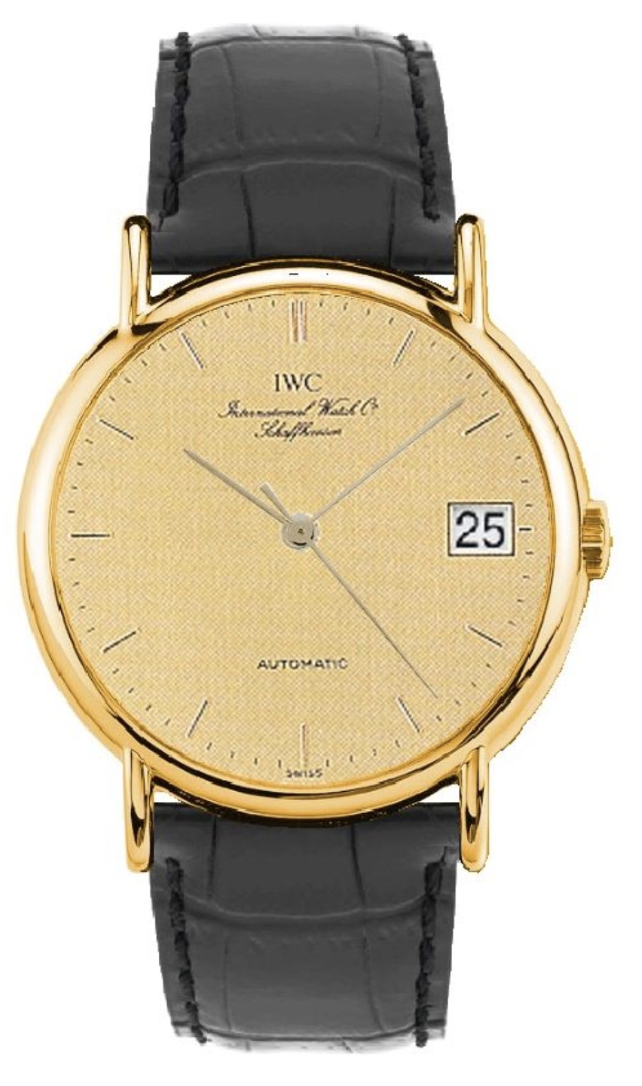 IWC IW3513-02 : Portofino Automatic Yellow Gold / Champagne / Strap