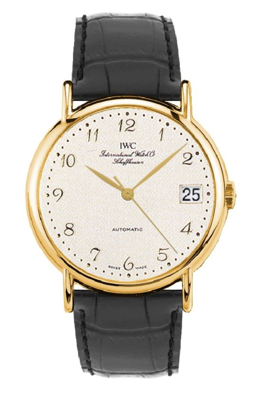 IWC IW3513-05 : Portofino Automatic Yellow Gold / Silver - Breguet / Strap