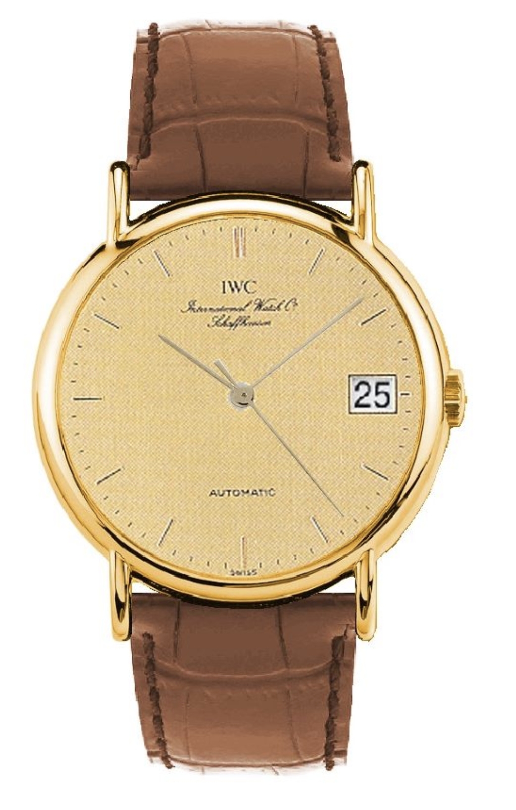 IWC IW3513-07 : Portofino Automatic Yellow Gold / Champagne / Strap