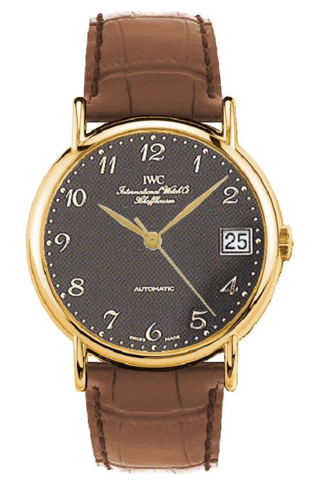 IWC IW3513-09 : Portofino Automatic Yellow Gold / Black - Breguet / Strap