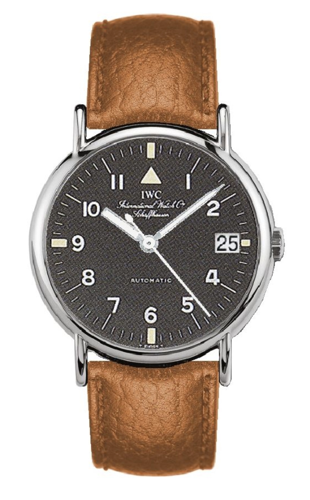 IWC IW3513-12 : Portofino Automatic Stainless Steel / Black - Pilot / Strap