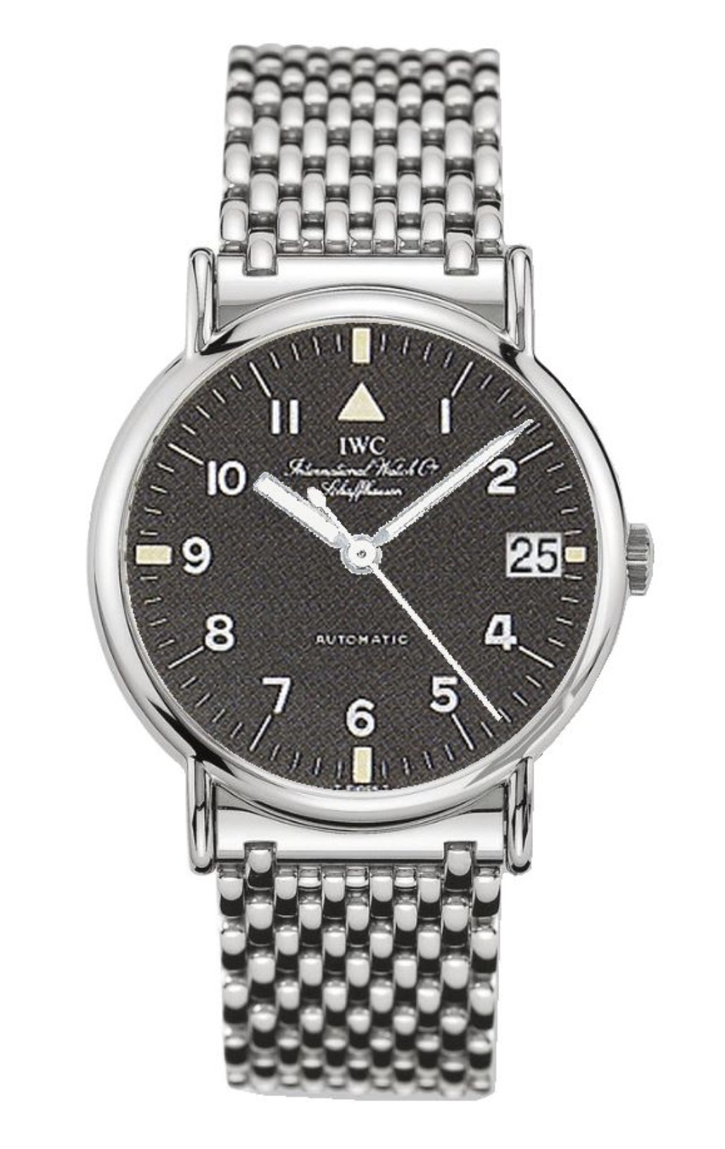 IWC IW3513-15 : Portofino Automatic Stainless Steel / Black - Pilot / Bracelet