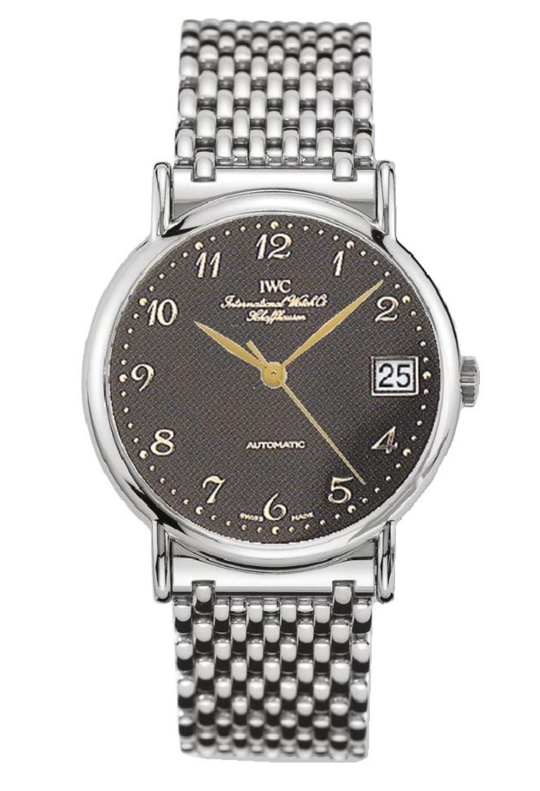 IWC IW3513-16 : Portofino Automatic Stainless Steel / Black - Breguet / Bracelet