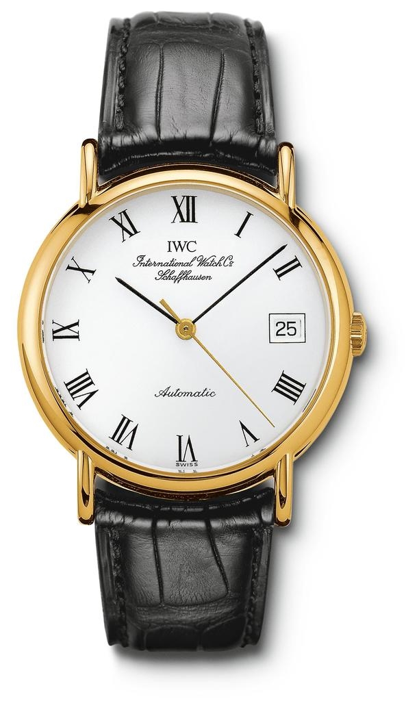IWC IW3513-27 : Portofino Automatic Yellow Gold / White - Roman / Strap