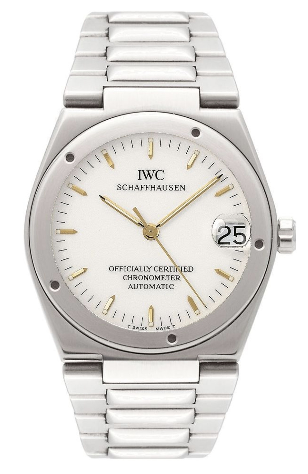 IWC IW3521-01 : Ingenieur SL Chronometer Stainless Steel / White / Bracelet