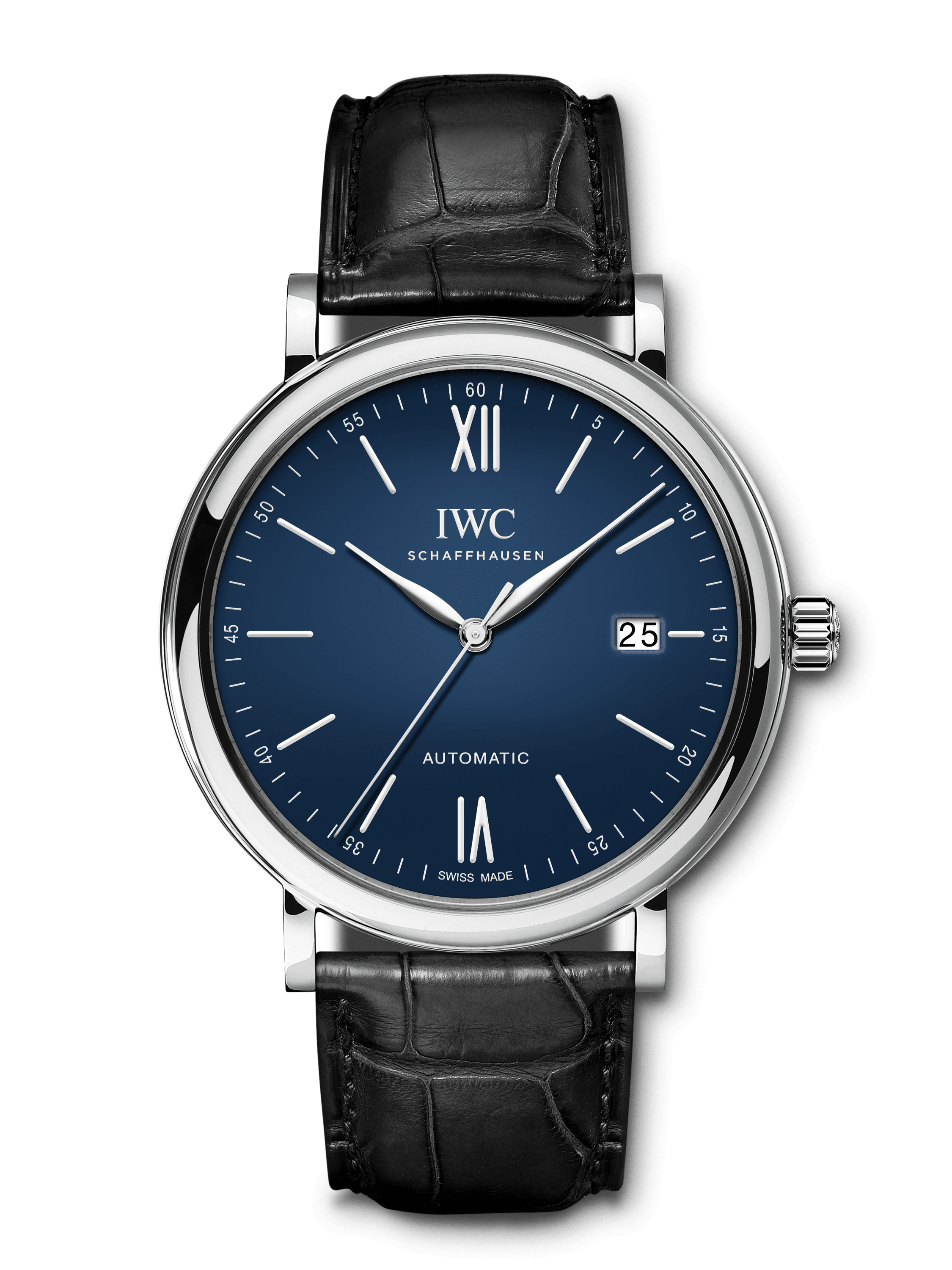 IWC IW3565-18 : Portofino Automatic 150 Years Stainless Steel / Blue