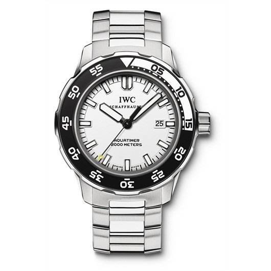 IWC IW3568-09 : Aquatimer 2000 Stainless Steel / White / Bracelet
