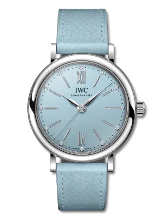 IWC IW3574-16 : Portofino 34 Stainless Steel / Sunny Blue