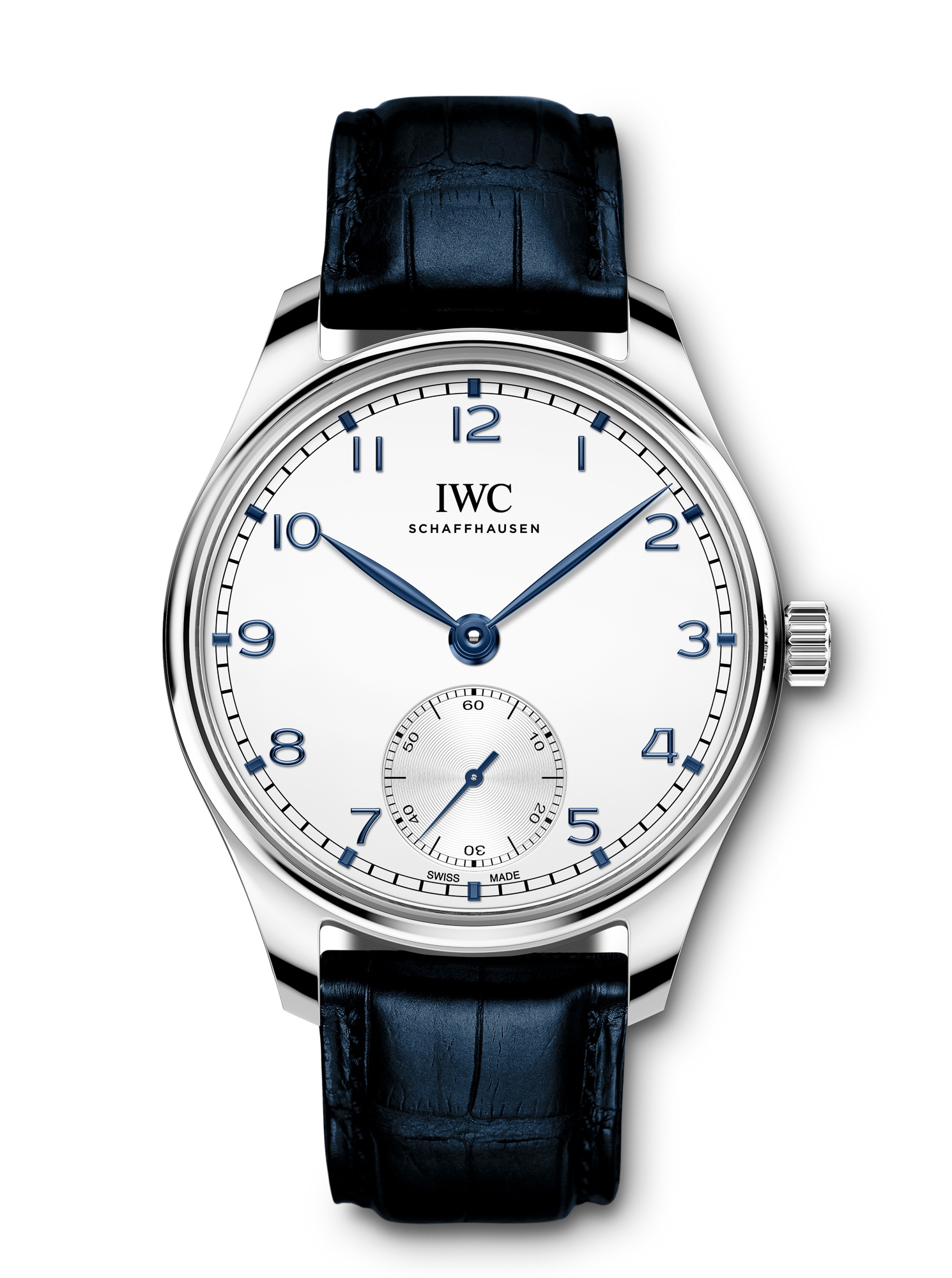 IWC IW3583-04 : Portugieser Automatic 40 Stainless Steel / Silver - Blue / Alligator