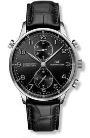IWC IW3712-13 : Portugieser Chrono-Rattrapante Stainless Steel / Cortina