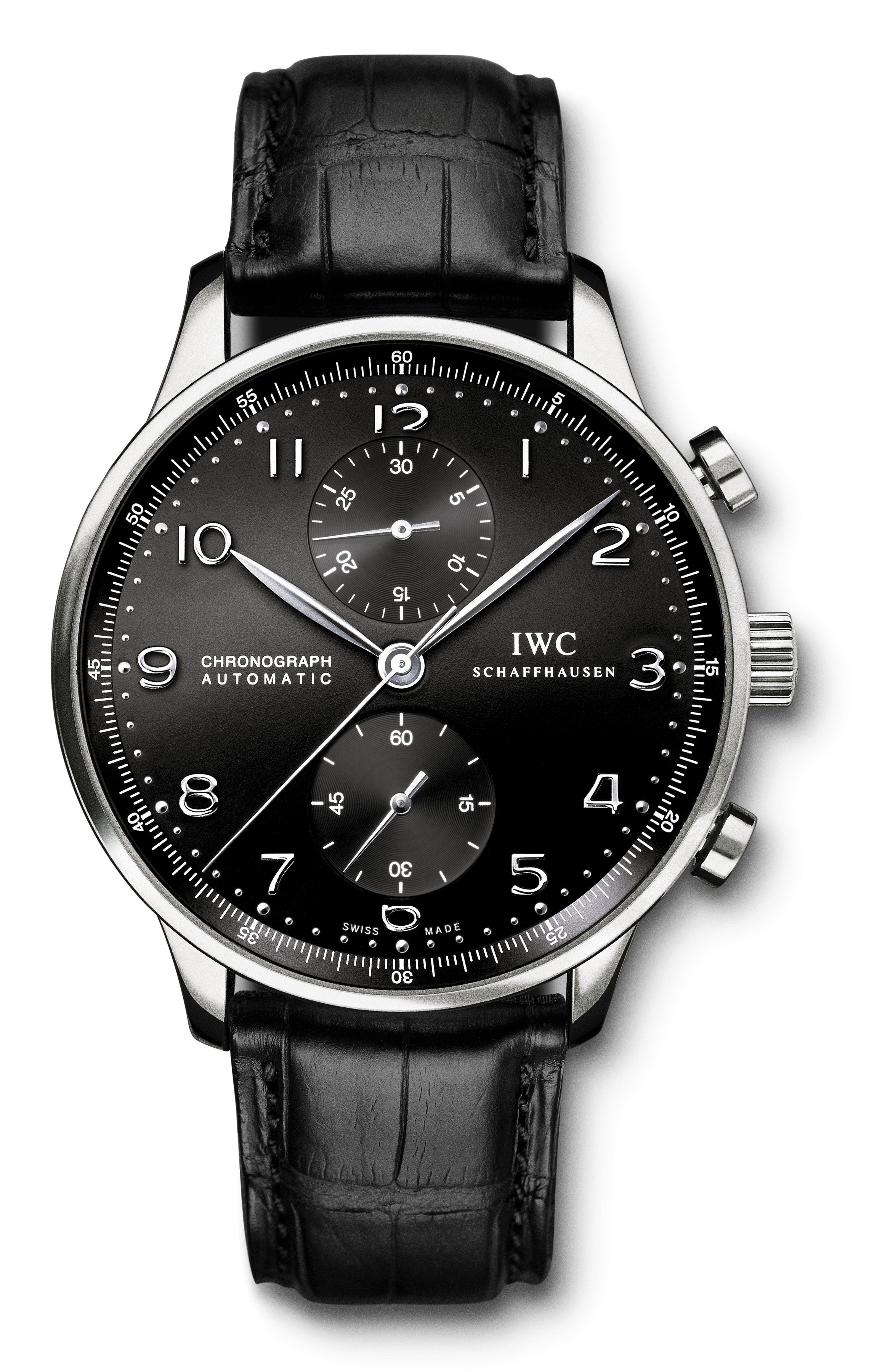 IWC IW3714-13 : Portuguese Chrono-Automatic White Gold / Black