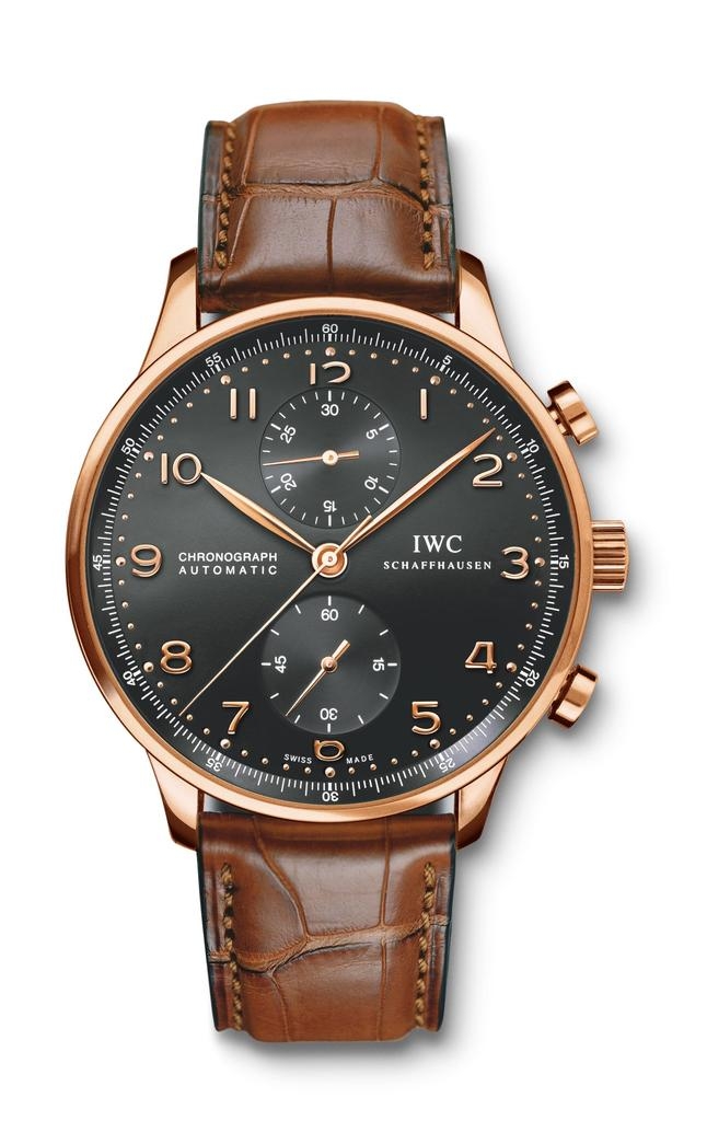 IWC IW3714-15 : Portuguese Chrono-Automatic Rose Gold / Black