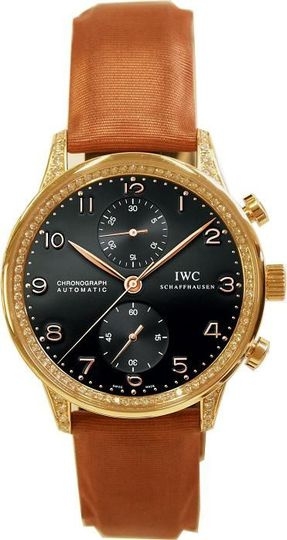IWC IW3714-29 : Portugieser Chrono-Automatic Rose Gold / Black / Diamond