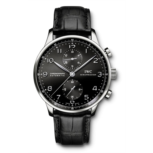 IWC IW3714-38 : Portuguese Chrono-Automatic Stainless Steel / Black
