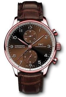 IWC IW3714-61 : Portuguese Chrono-Automatic Rose Gold / Galli