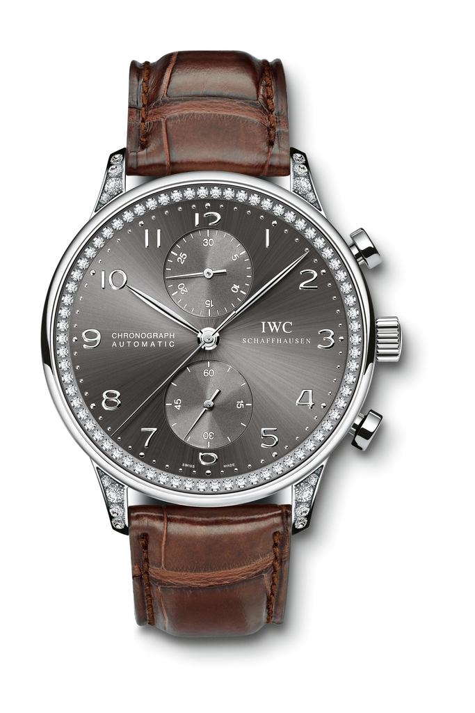 IWC IW3714-75 : Portuguese Chrono-Automatic White Gold / 266 Diamond