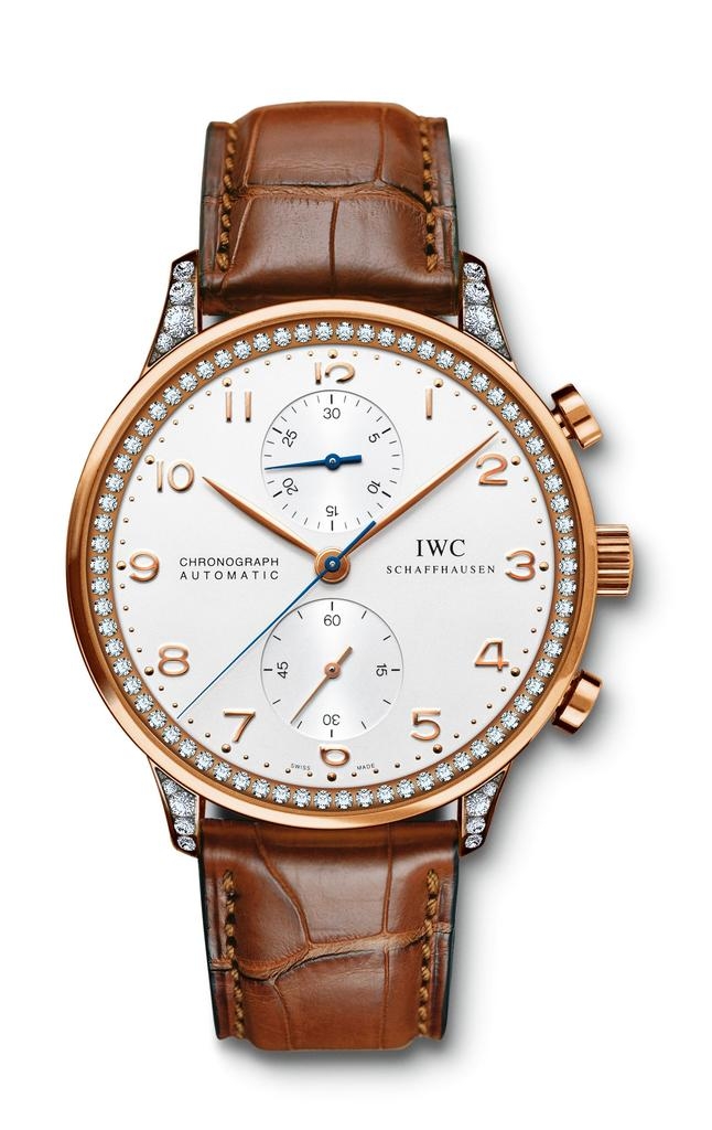 IWC IW3714-78 : Portuguese Chrono-Automatic Rose Gold / 266 Diamond