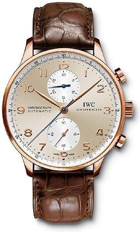 IWC IW3714-83 : Portugieser Chrono-Automatic Bucherer Champagne