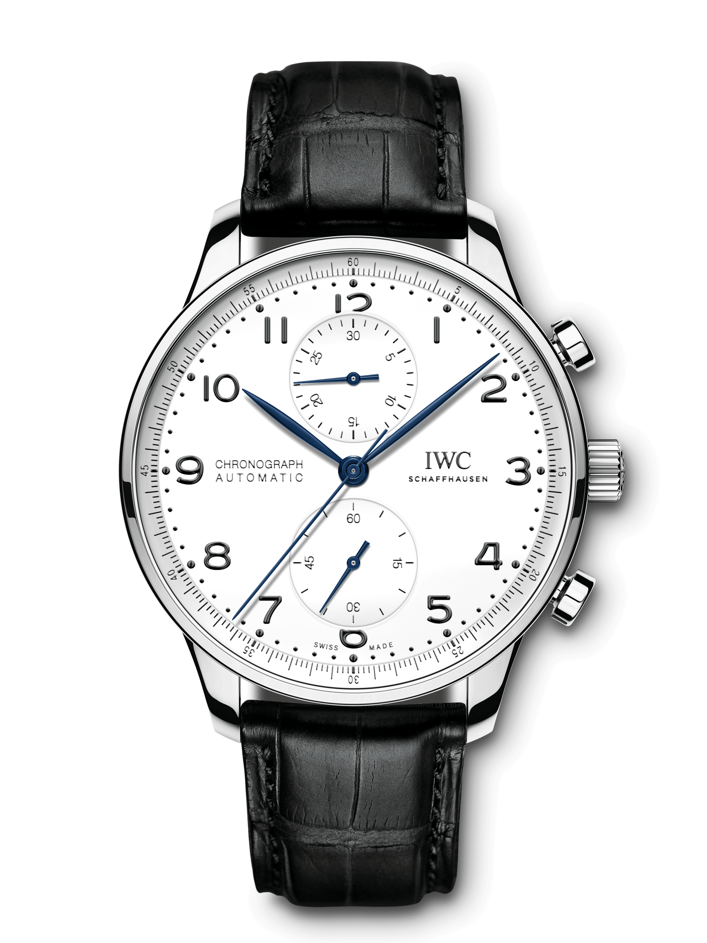IWC IW3716-02 : Portugieser Chronograph "150 Years" Stainless Steel / White