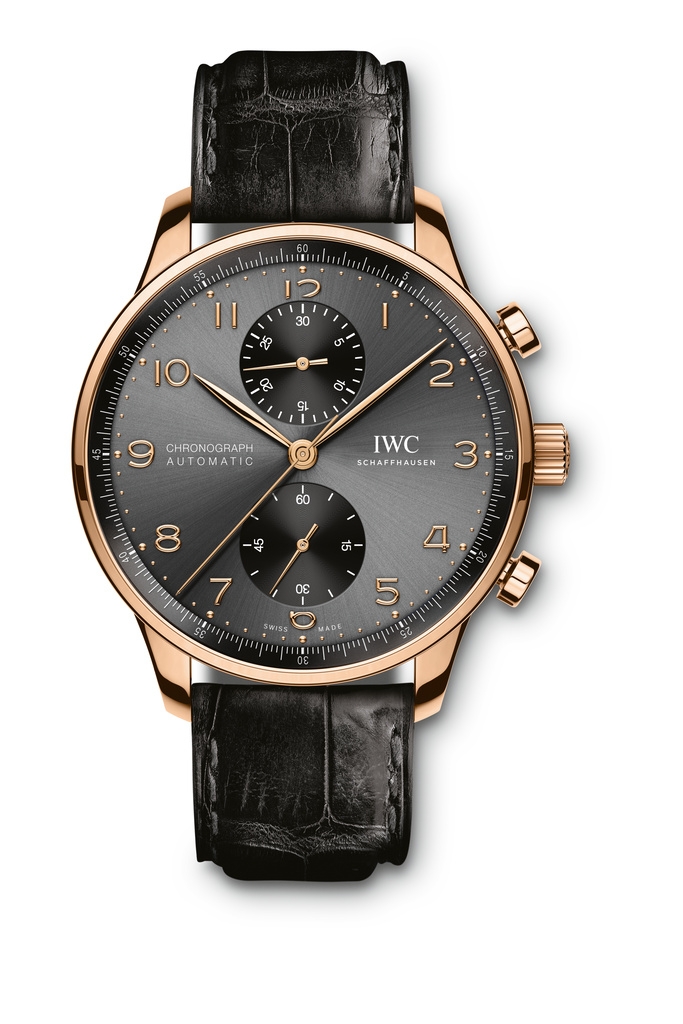 IWC IW3716-10 : Portugieser Chronograph Red Gold / Grey