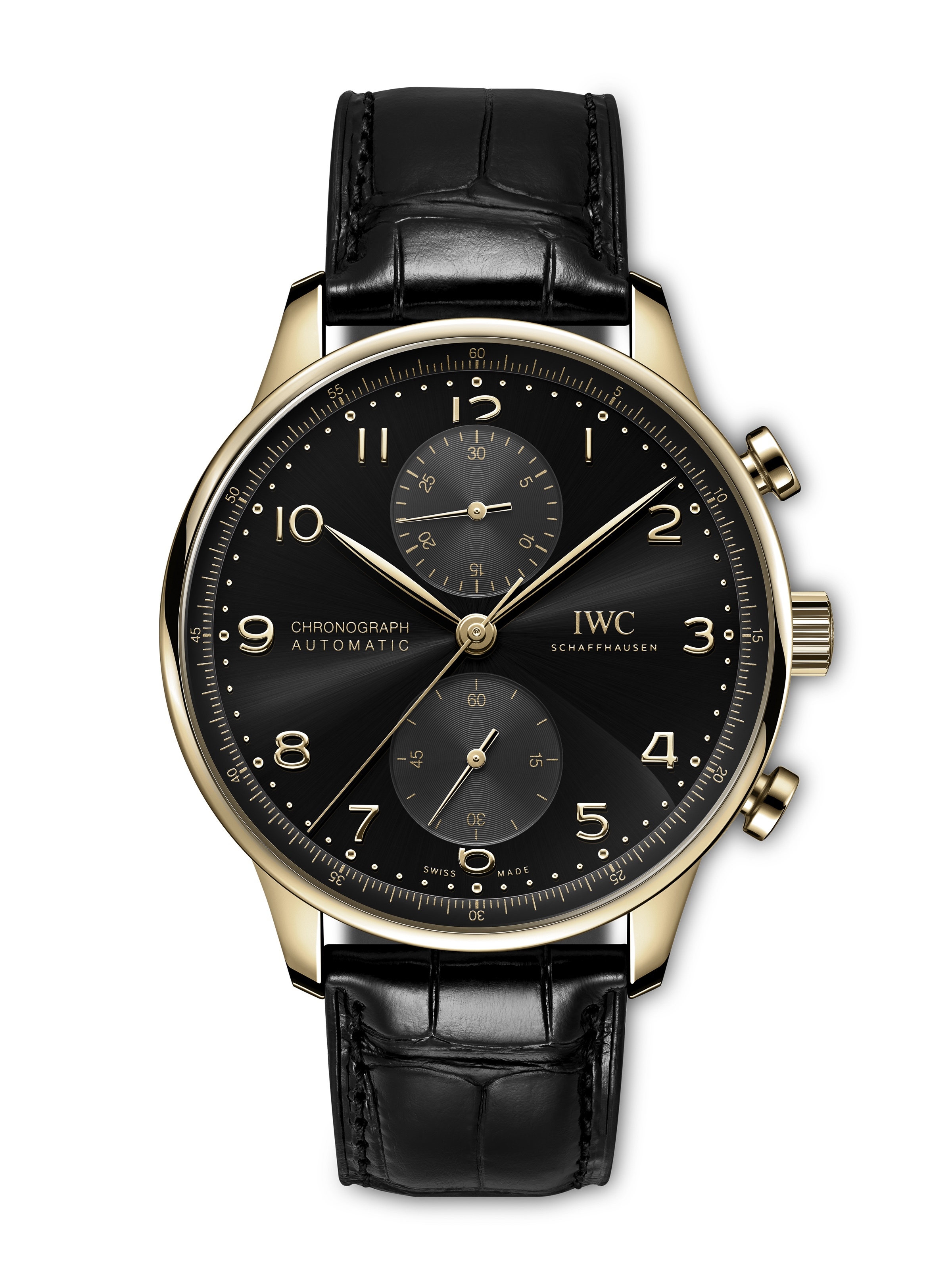 IWC IW3716-25 : Portugieser Chronograph Rose Gold / Black