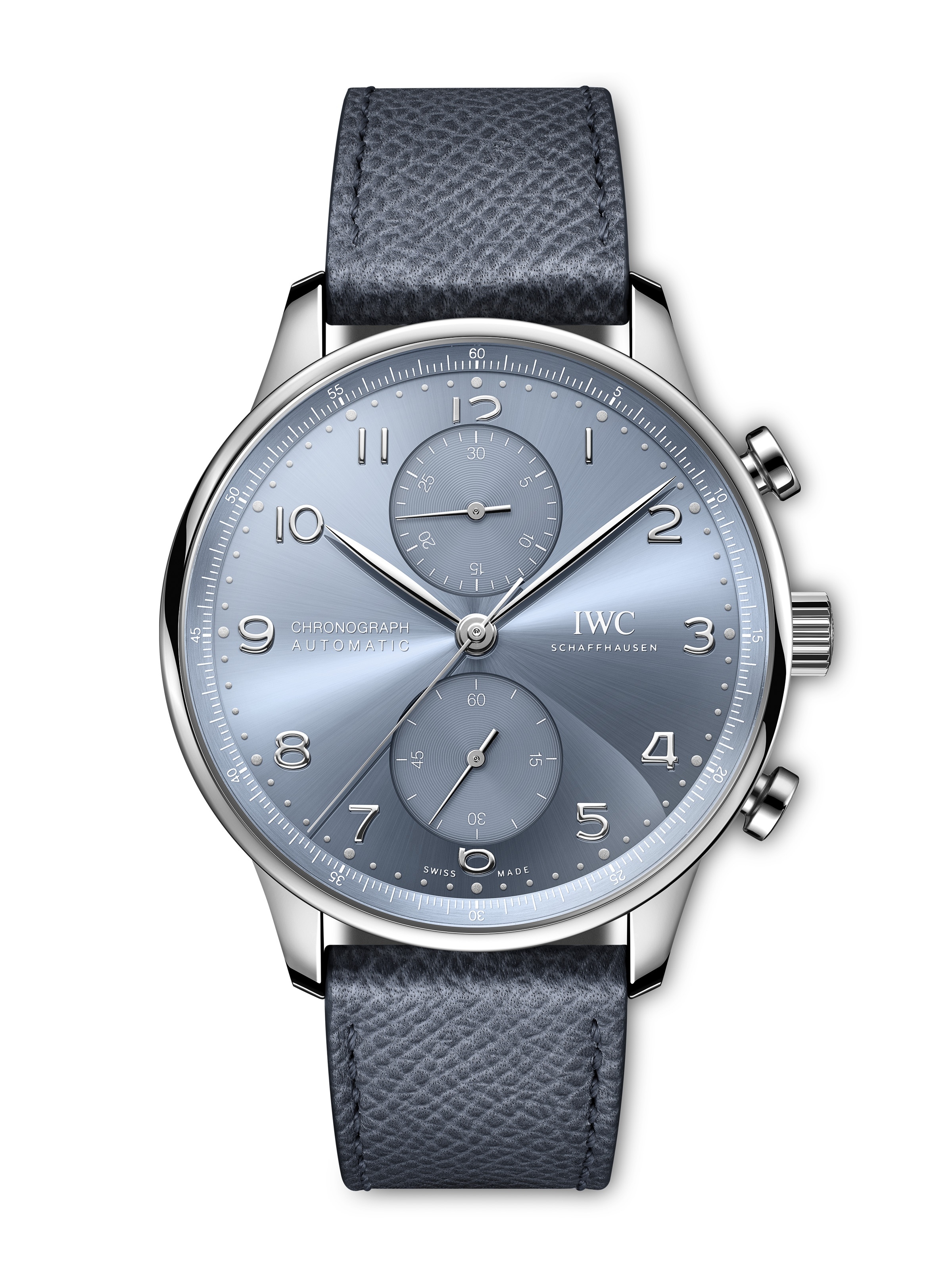 IWC IW3716-26 : Portugieser Chronograph White Gold / Ice Blue