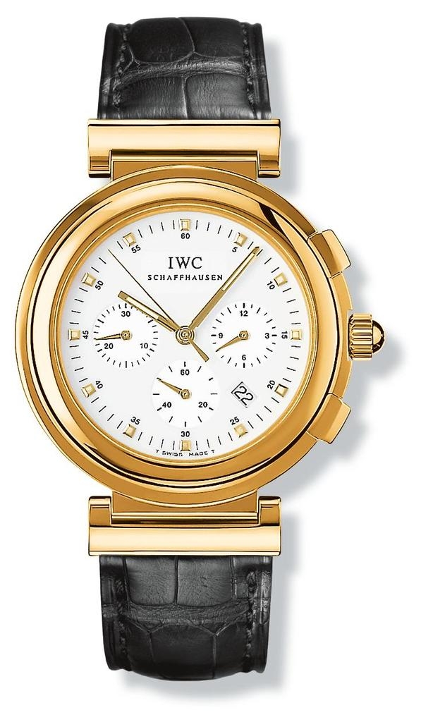 IWC IW3728-03 : Da Vinci SL Chronograph MecaQuartz Yellow Gold / White