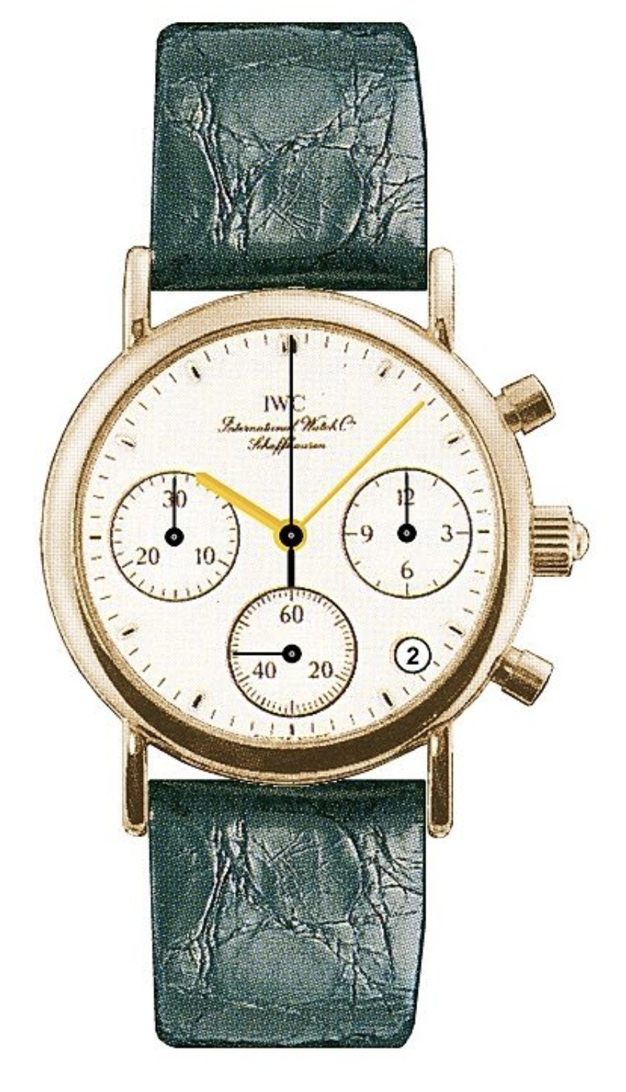 IWC IW3730-02 : Portofino Lady Chronograph MecaQuartz Rose Gold / White / Alligator