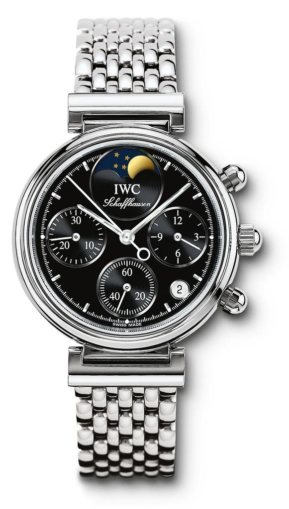 IWC IW3736-14 : Kleine Da Vinci Stainless Steel / Black / Bracelet