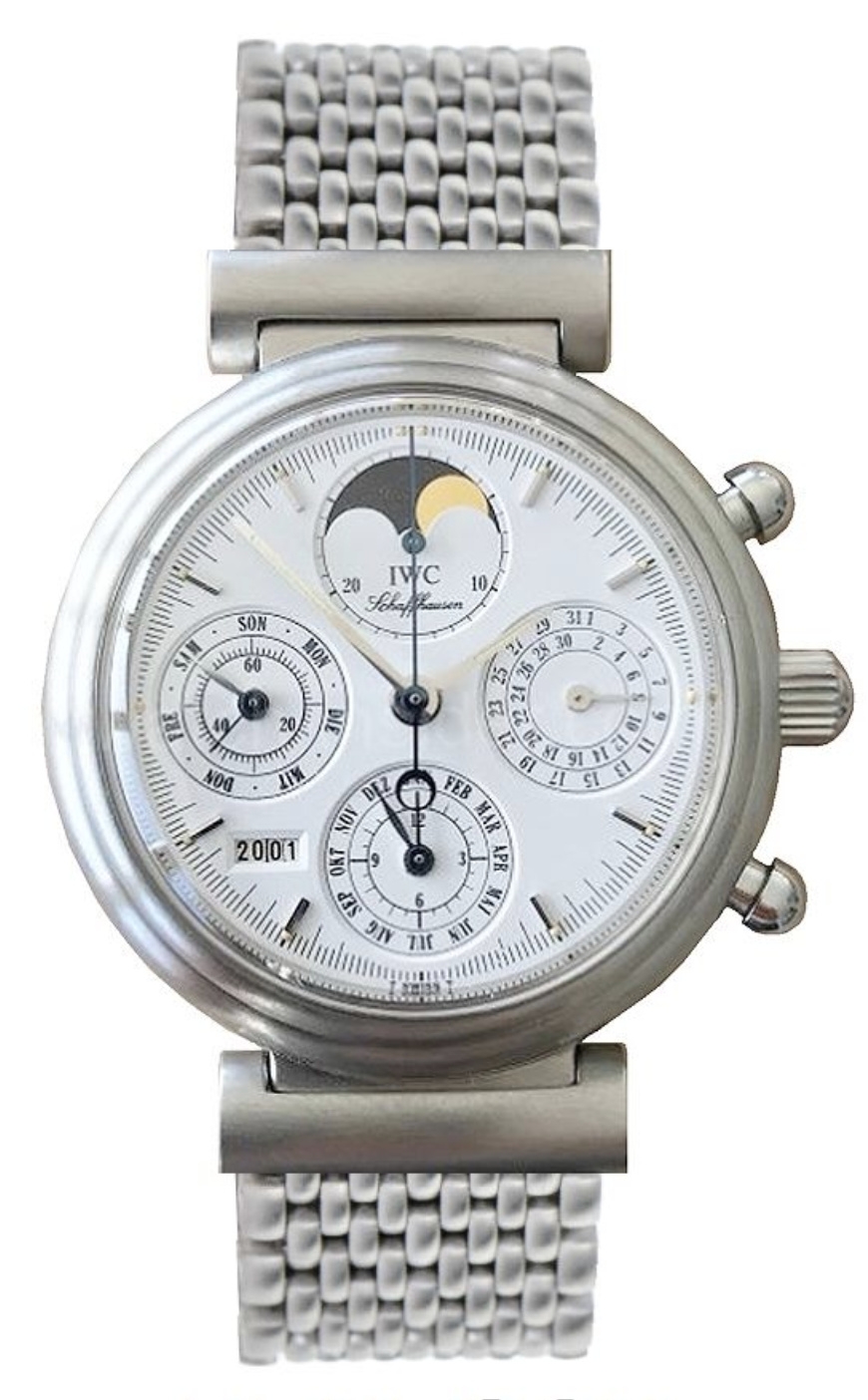 IWC IW3750-20 : Da Vinci Perpetual Stainless Steel / White / Italian / Bracelet