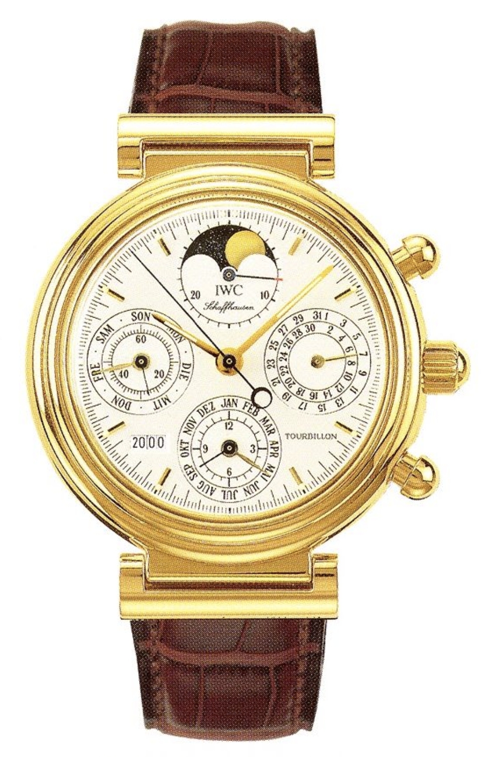 IWC IW3752-03 : Da Vinci Tourbillon Yellow Gold / English