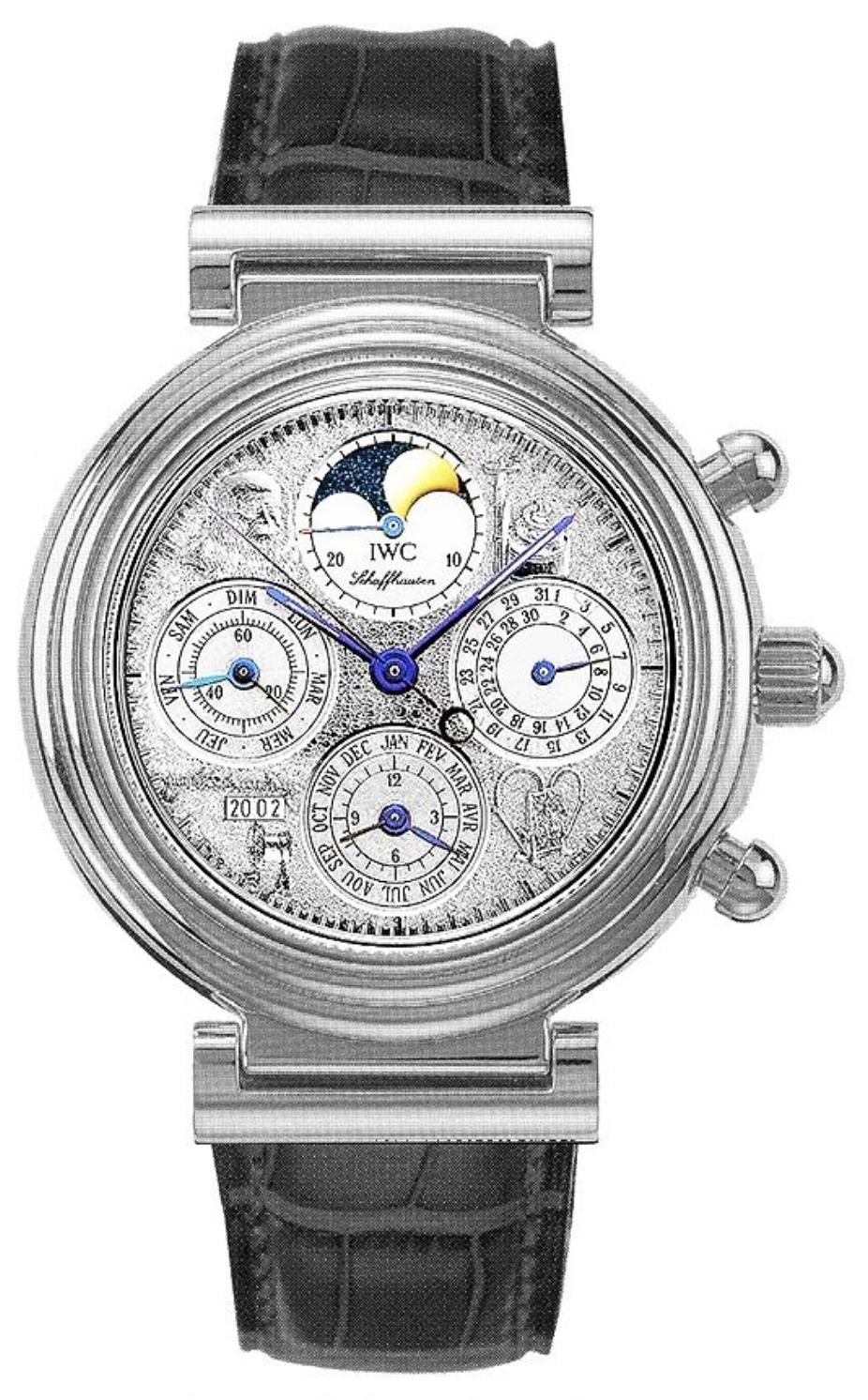 IWC IW3752-24 : Da Vinci Tourbillon Leonardo White Gold / French