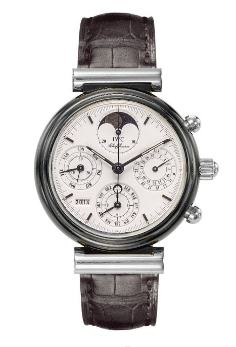 IWC IW3755-09 : Da Vinci Perpetual Black Ceramic / White Gold / White / English