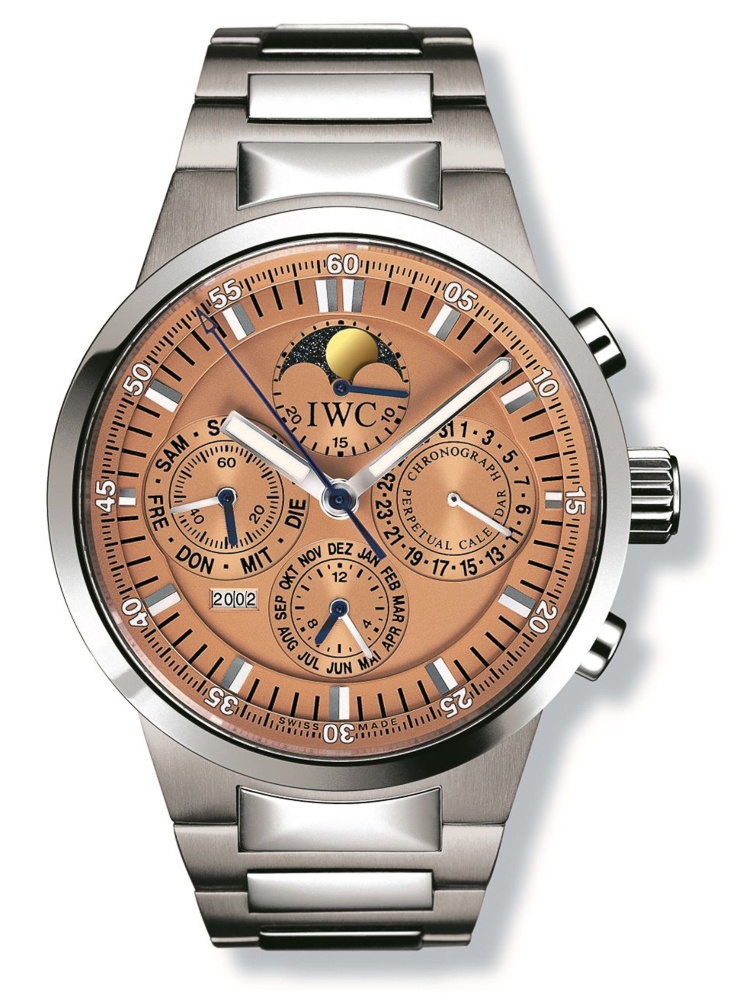 IWC IW3756-10 : GST Perpetual Calendar Stainless Steel / Salmon / Italian