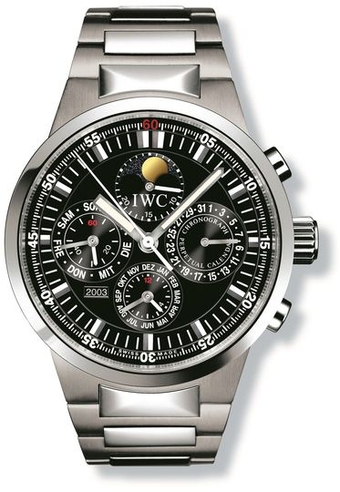 IWC IW3756-14 : GST Perpetual Calendar Stainless Steel / Black / Italian