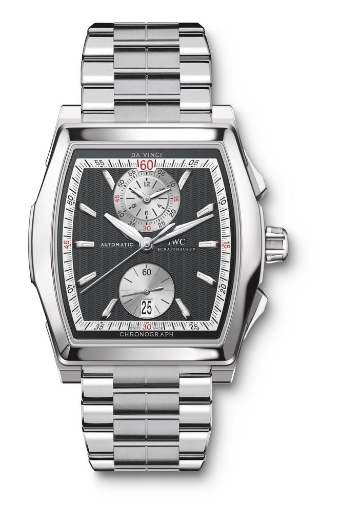 IWC IW3764-14 : Da Vinci Chronograph Stainless Steel / Black / Bracelet