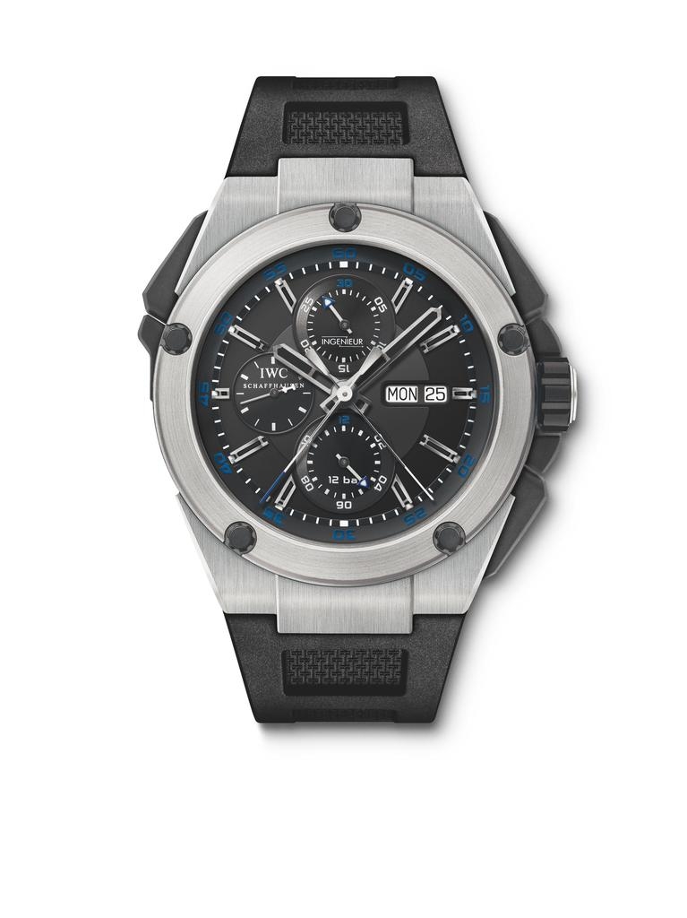 IWC IW3765-01 : Ingenieur Double Chronograph Titanium / Black
