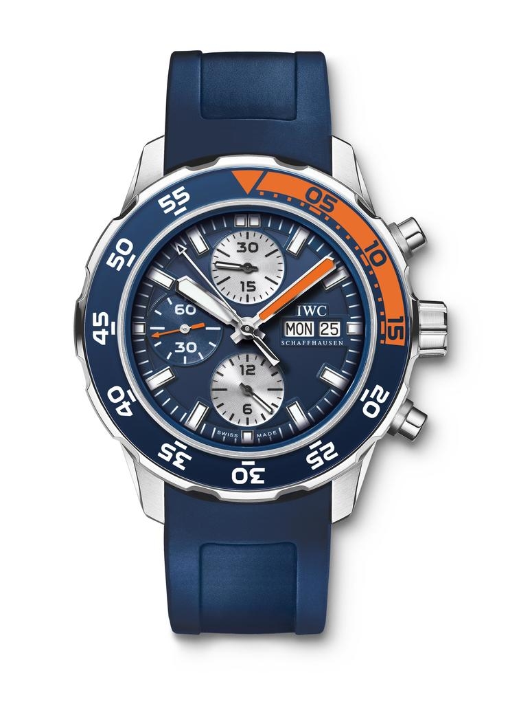 IWC IW3767-04 : Aquatimer Chronograph Stainless Steel / Blue / Rubber