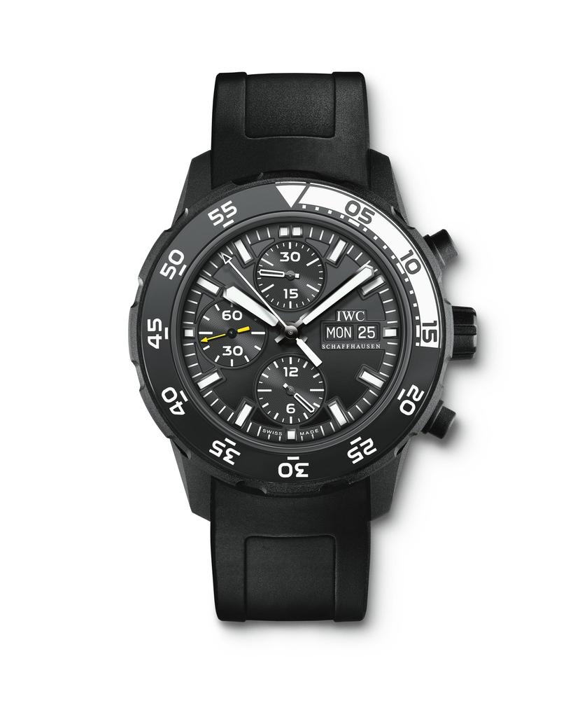 IWC IW3767-05 : Aquatimer Chronograph Stainless Steel / Black / Rubber / Galapagos Islands