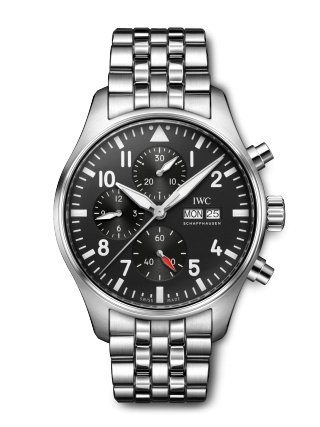 IWC IW3780-02 : Pilot's Watch Chronograph Stainless Steel / Black / Bracelet
