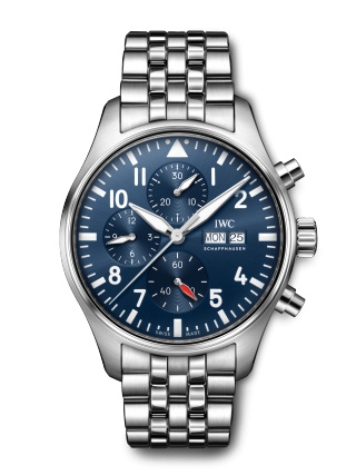 IWC IW3780-04 : Pilot's Watch Chronograph Stainless Steel / Blue / Bracelet