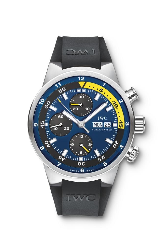 IWC IW3782-03 : Aquatimer Chronograph Stainless Steel / Blue / Rubber / Tribute to Calypso