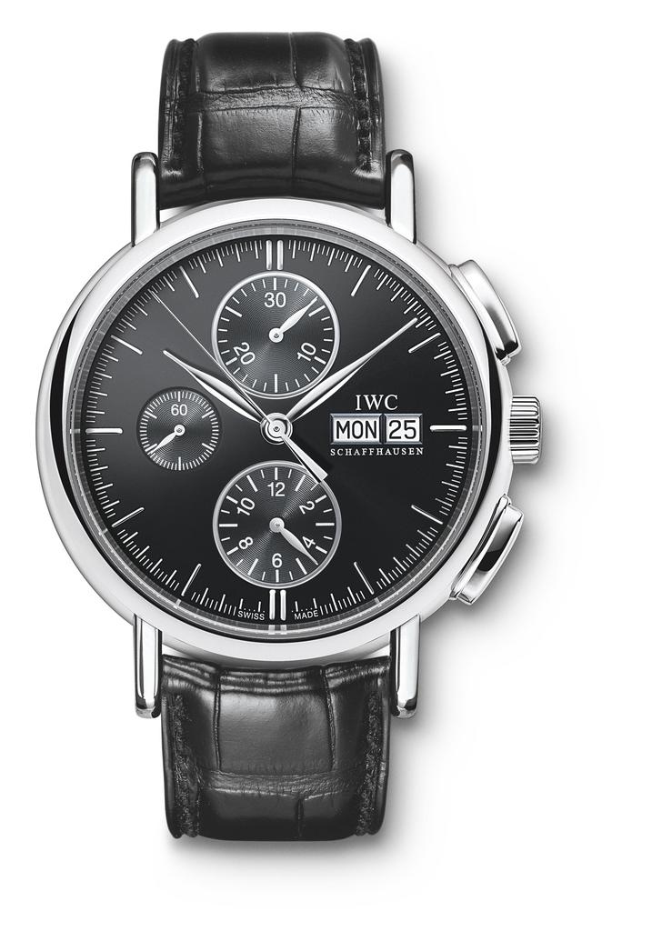 IWC IW3783-03 : Portofino Chronograph Stainless Steel / Black