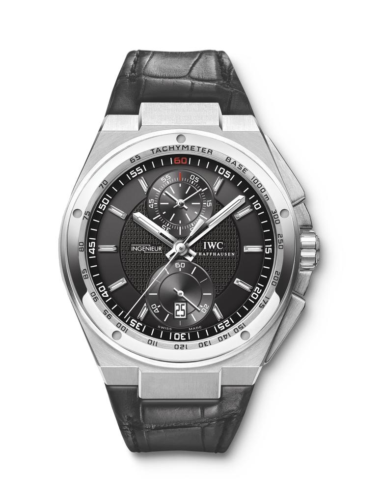 IWC IW3784-06 : Big Ingenieur Chronograph Stainless Steel / Black / Strap