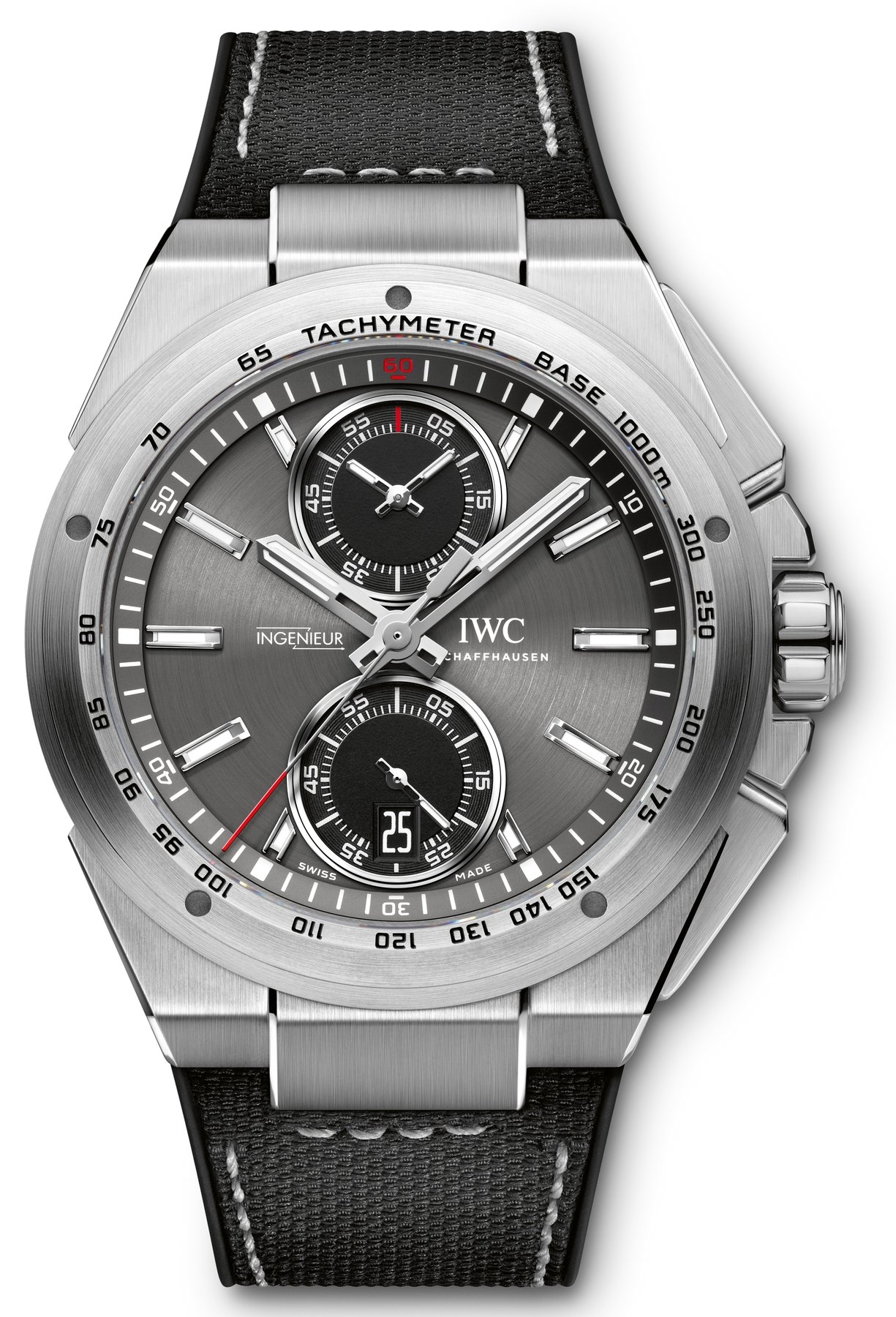 IWC IW3785-07 : Ingenieur Chronograph Racer Ardoise / Strap