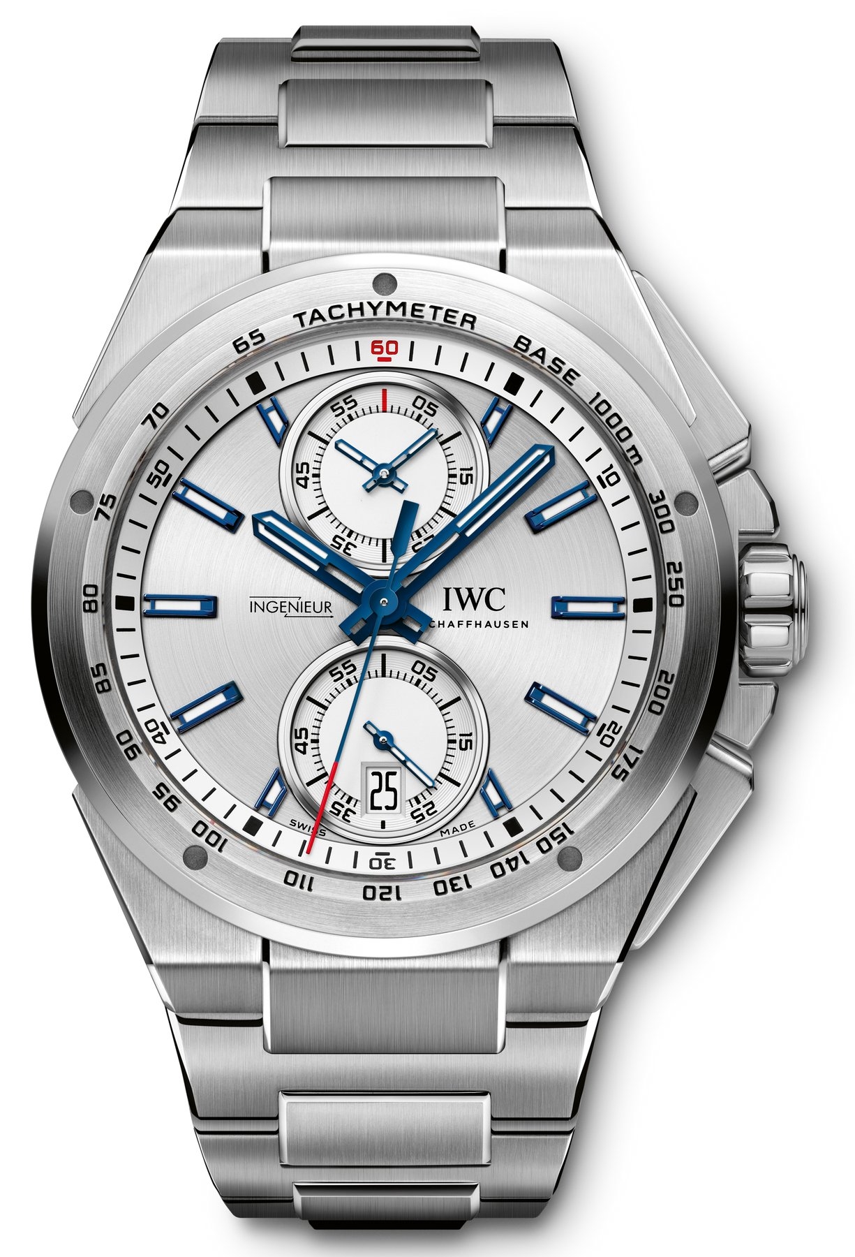 IWC IW3785-10 : Ingenieur Chronograph Racer Silver / Bracelet