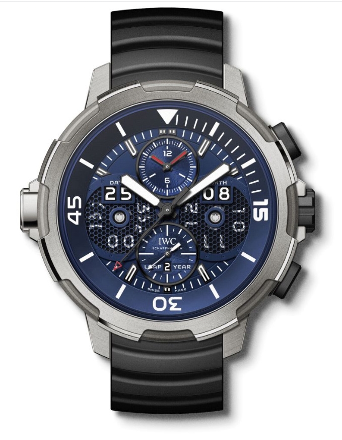 IWC IW3794-04 : Aquatimer Perpetual Calendar Digital Date-Month Titanium / Blue